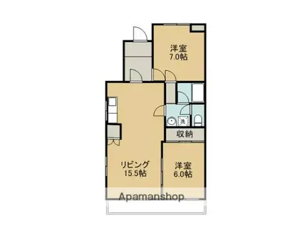 クールハイツ(2LDK/2階)の間取り写真