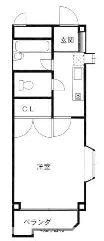 エル・パティオ一社(1K/3階)の間取り写真