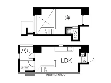 YS GARDEN(1LDK/7階)の間取り写真