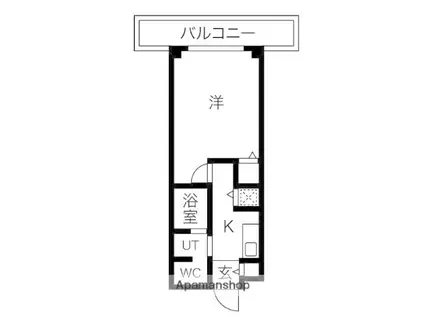 豊田ノースウエスト(1K/3階)の間取り写真