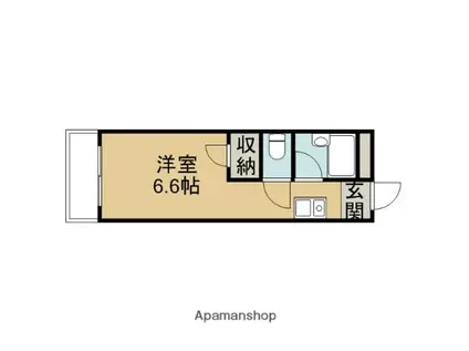 メゾン神領Ⅱ(ワンルーム/2階)の間取り写真