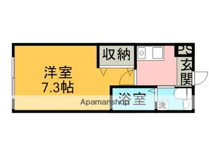 リブレア中部大学前(1K/1階)の間取り写真