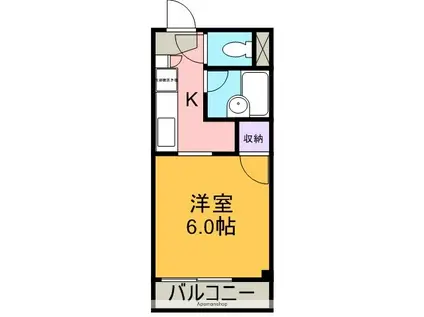 サープラス ヴェルデ(1K/1階)の間取り写真