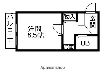 リアナ一宮アパートメント(1K/3階)の間取り写真