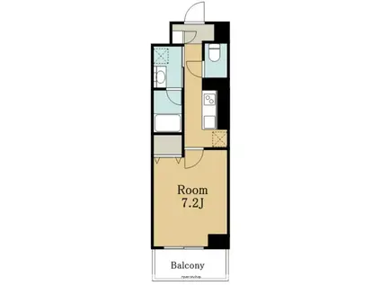 APHRODITE(1K/5階)の間取り写真