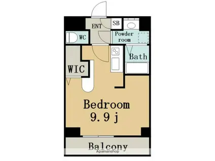 エステシア名駅(ワンルーム/10階)の間取り写真