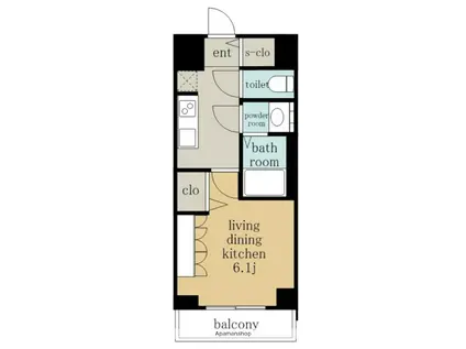 プレサンス上前津ディアシス(1K/6階)の間取り写真