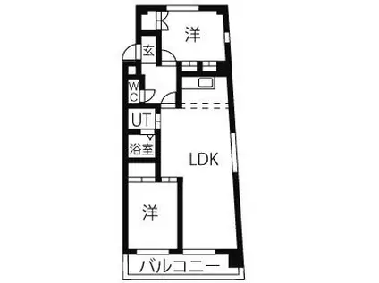 ファミールT・J(3LDK/4階)の間取り写真