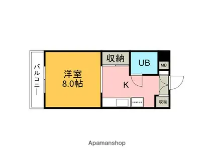和正ビル(1K/2階)の間取り写真