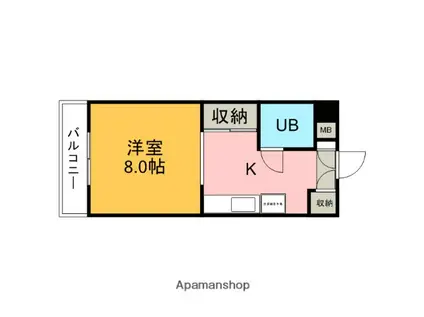 和正ビル(1K/2階)の間取り写真