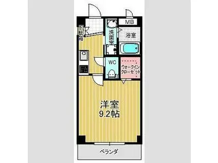 MAISON LIBERT(1K/2階)の間取り写真