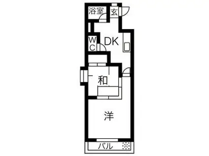 新日ビル豊明マンション(1LDK/7階)の間取り写真