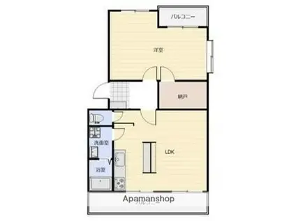 グランドール犬山(3DK/4階)の間取り写真