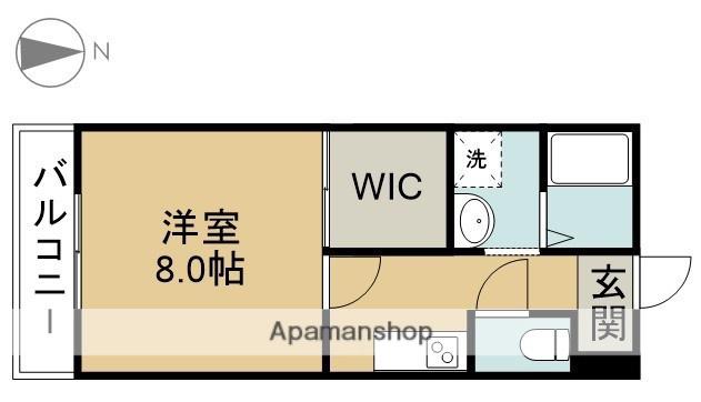 サンフレンズ篭屋(1K/2階)の間取り写真