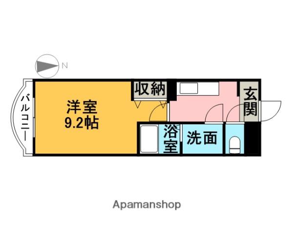 メゾンSK(1K/3階)の間取り写真