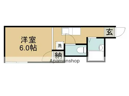 ジョイス(1K/1階)の間取り写真