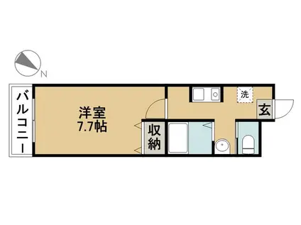 AーCITY清須(1K/5階)の間取り写真