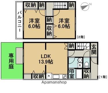 ラ・メゾンプラス(2LDK)の間取り写真