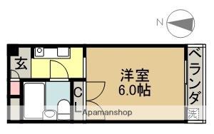 鬼頭本社ビル(ワンルーム/3階)の間取り写真