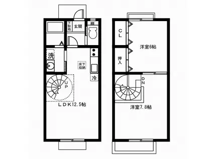 RURAL (ルーラル)(2LDK)の間取り写真