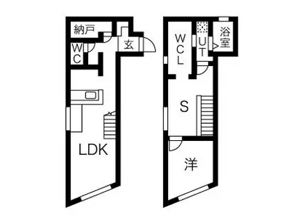 LEGIOIE築地口駅(1SLDK/4階)の間取り写真