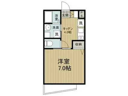 矢木楽器本社ビル(1K/7階)の間取り写真