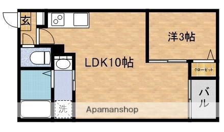 WARREN SHOUHOU Ⅱ(1LDK/1階)の間取り写真