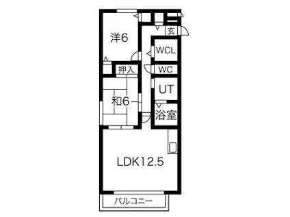グリーンパーク明円(2SLDK/2階)の間取り写真