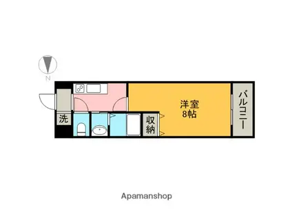 リアライズ松原(1K/10階)の間取り写真