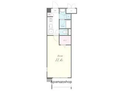 シェリール エヴァン(1K/3階)の間取り写真