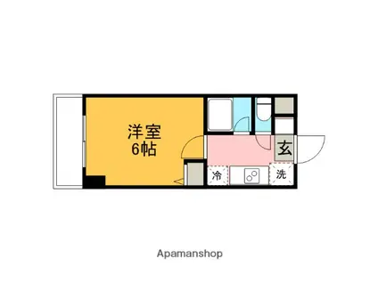 RIDGE堀田(1K/7階)の間取り写真