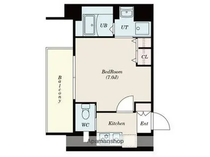 RESIDENCIA御器所(1K/6階)の間取り写真