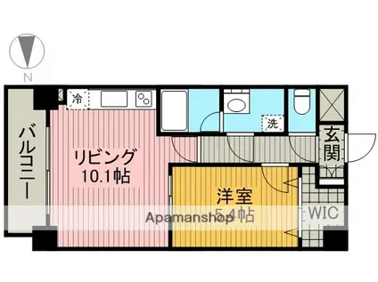 エスペランサ浄心(1LDK/7階)の間取り写真