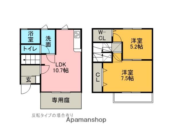 エクセレンス煌(2LDK)の間取り写真