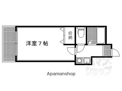 ラ・レジデンス・ペルシュワール(1K/3階)の間取り写真