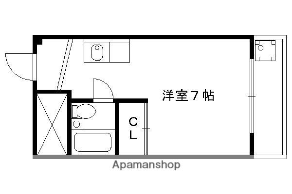 マイルームオトワ(ワンルーム/4階)の間取り写真