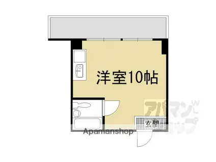 Kビル(ワンルーム/5階)の間取り写真