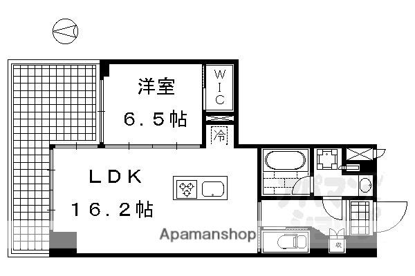 SCHILF神宮道(1LDK/3階)の間取り写真