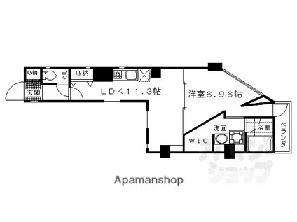 KITOIYASU(1LDK/2階)の間取り写真