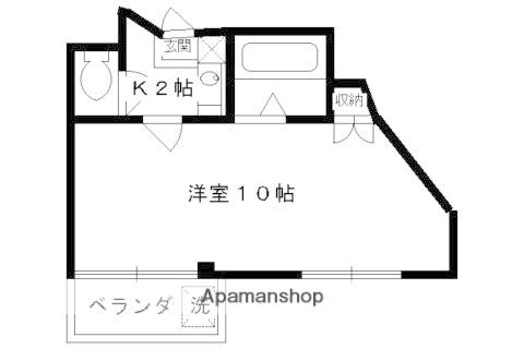 FOUR SEVEN 八条口(1K/4階)の間取り写真