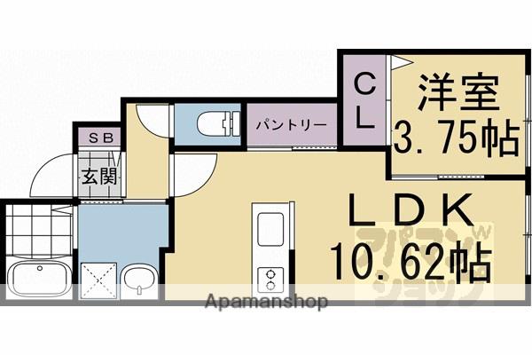 ROWELII(1LDK)の間取り写真