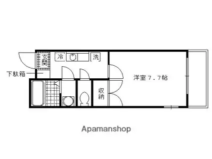 ANTIK KOTA(1K/3階)の間取り写真