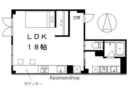 KYOCA FOOD LABORATORY(1LDK/4階)の間取り写真
