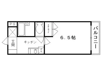 ルイシャトレ21(1K/5階)の間取り写真
