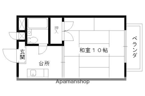 コートホーム21(1K/3階)の間取り写真