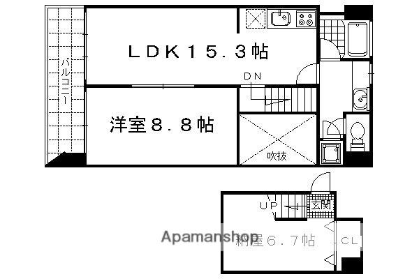 STYLE1(2LDK/7階)の間取り写真