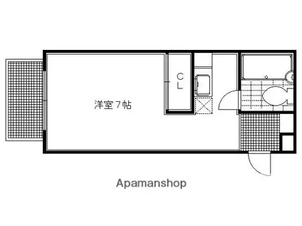 TTMハイツ(1K/2階)の間取り写真