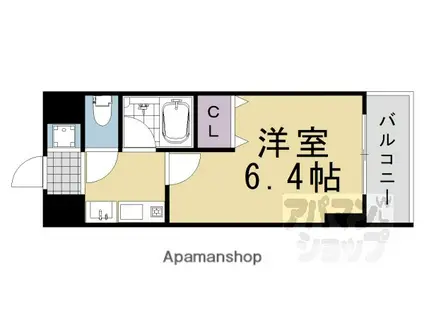 VINEOAKDAISY(1K/3階)の間取り写真
