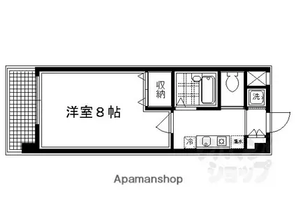 ソレイユ・ルーチェ(1K/3階)の間取り写真