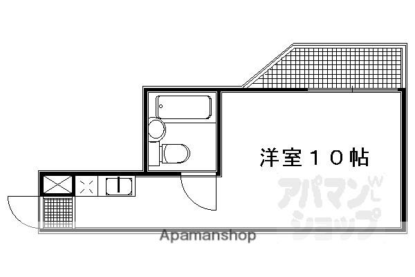 新町シャルム春奈(ワンルーム/1階)の間取り写真